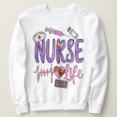 Nurse with instruments around, Nurse's Day Trui (Design voorkant)