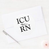 Nurseguardian-logo, ICURN Ronde Sticker (Envelop)