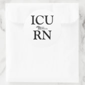 Nurseguardian-logo, ICURN Ronde Sticker (Tas)