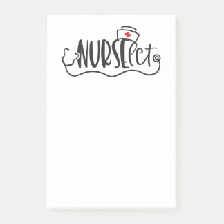 Nurselet Nursing Student verpleegster Post-it® Notes