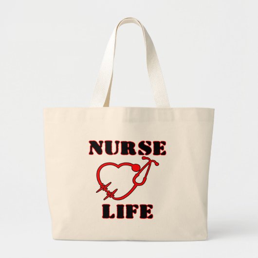 NURSELIFE GROTE TOTE BAG (Voorkant)