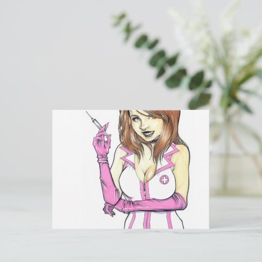 NurseLisa Briefkaart (Staand voorkant)