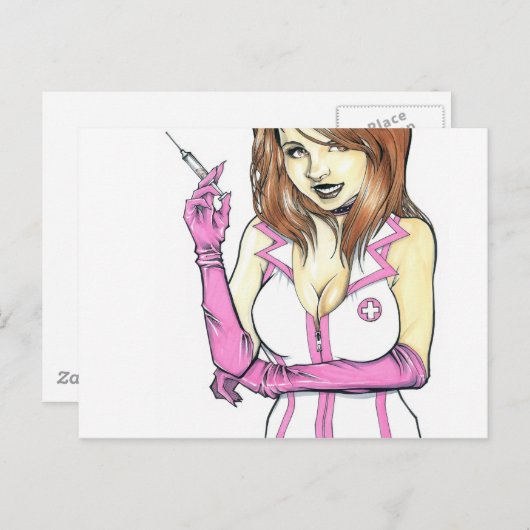 NurseLisa Briefkaart (Voorkant / Achterkant)