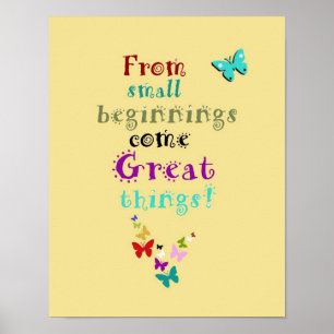 Nursery Art Poster Small Start