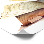 Nursery Art Poster Vogellezen met bril (Hoek)