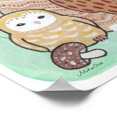 Nursery art Print Owl Nursery Print Nursery Decor (Hoek)