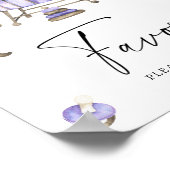 Nursery baby shower Favors Poster (Hoek)