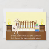 Nursery Baby shower Invitation (YCA) Kaart (Voorkant)
