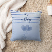 Nursery Blue Stripes Cushion Kussen (Deken)