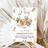 Nursery Boho Neutraal Baby shower Kaart