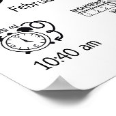 Nursery boho woodlanddieren geboortestaten poster (Hoek)