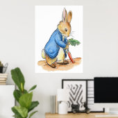 Nursery Characters Peter Rabbit Beatrix Potter Poster (Thuiskantoor)