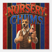 Nursery chums cola behang/mr. Chums cola. Behang (Voorkant)