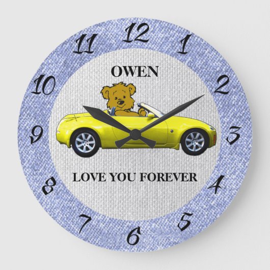 NURSERY CLOCK GROTE KLOK (Voorkant)