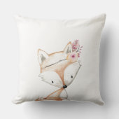 Nursery Cushion - Tribal Fox Kussen (Voorkant)