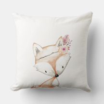 Nursery Cushion - Tribal Fox