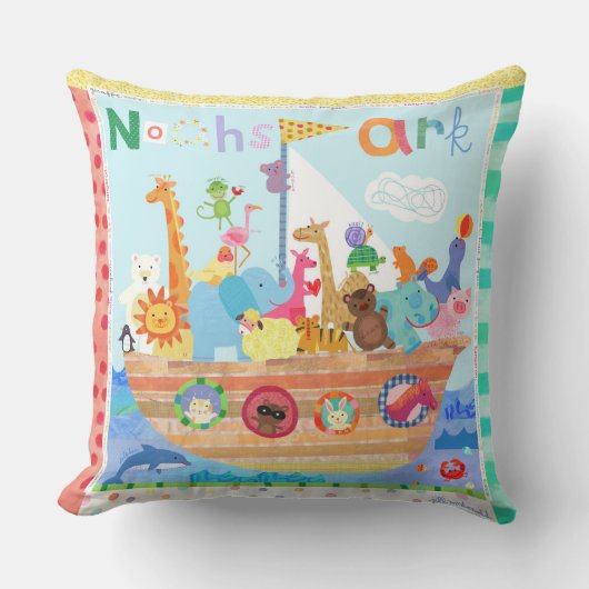 Nursery Cushions - Noah's Ark Kussen (Voorkant)