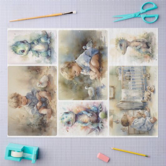 Nursery Days Boy Tissuepapier (Craft)