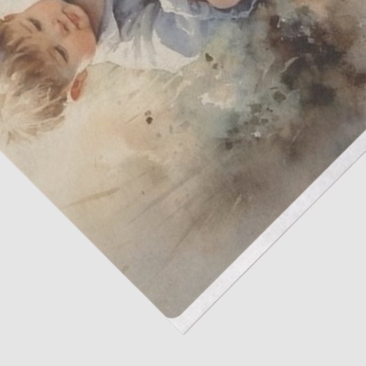 Nursery Days Boy Tissuepapier (Detail)