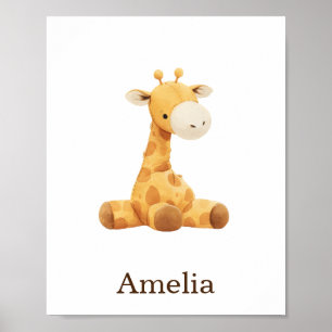Nursery Decor Speelgoed Dierlijke Giraffe Genderne Poster