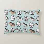 Nursery el Blauw Accent Kussen (Achterkant)