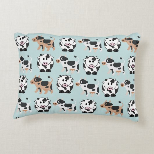 Nursery el Blauw Accent Kussen (Achterkant)