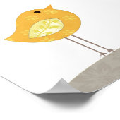 Nursery kinder kamerwandkunst (blijf omhoog kijken poster (Hoek)