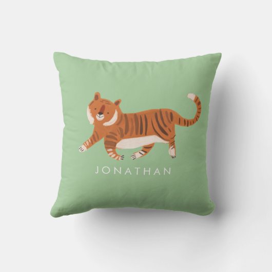 Nursery Little Tiger Baby Room Kussen (Achterkant)