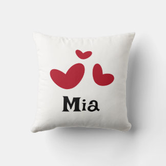 Nursery Minimalist Red Heart Sierkussen
