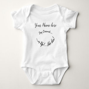 Nursery name Baby romper t-Shirt One-stuk