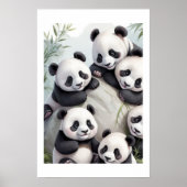 Nursery Panda Poster (Voorkant)