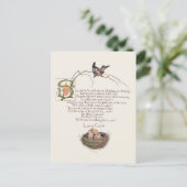 Nursery Poem van Lewis Carroll Briefkaart (Staand voorkant)