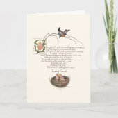 Nursery Poem van Lewis Carroll Kaart (Voorkant)