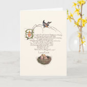 Nursery Poem van Lewis Carroll Kaart (Gele Bloem)