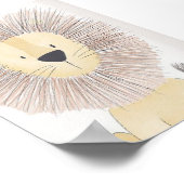 Nursery Poster - Lion (Hoek)