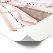 Nursery Poster - Woodland Teepee (Hoek)