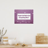 Nursery Rhyme Baby Poster (Keuken)