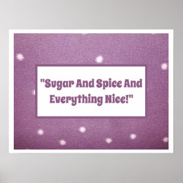 Nursery Rhyme Baby Poster