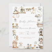 Nursery Rhyme Baby shower Kaart (Voorkant)