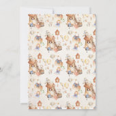 Nursery Rhyme Baby shower Kaart (Achterkant)