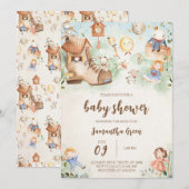 Nursery Rhyme Baby shower Kaart (Voorkant / Achterkant)