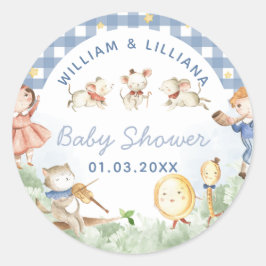 Nursery Rhyme Baby shower Sticker