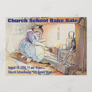Nursery Rhyme Bake Sale Uitnodiging