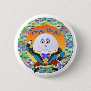 Nursery Rhyme Buttonnen Ronde Button 5,7 Cm