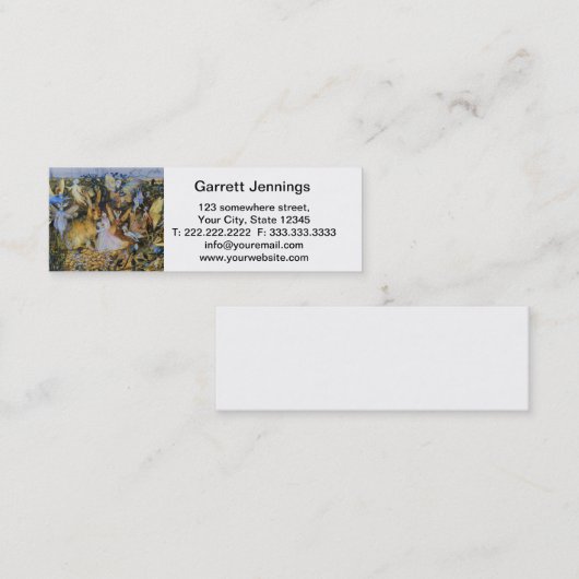  Nursery Rhyme Characters Mini Visitekaartje (Voorkant / Achterkant)