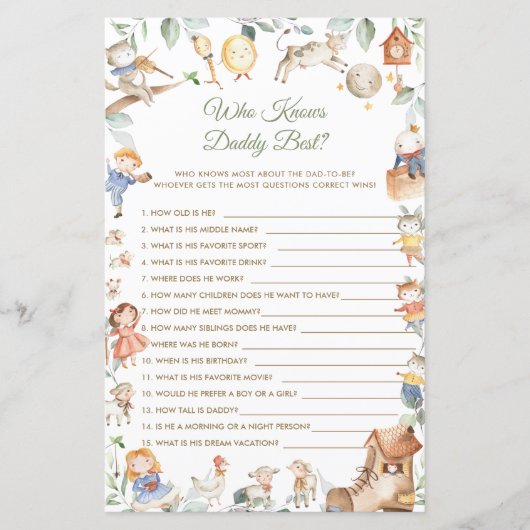 Nursery Rhyme die het beste schoenspel van papa ke (Voorkant)