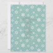 Nursery Rhyme Game Snowflake Baby shower Game Kaar Kaart (Achterkant)