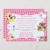 Nursery Rhyme Girl Kaart (Voorkant / Achterkant)