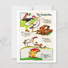 Nursery Rhyme - Het kromme Man Briefkaart