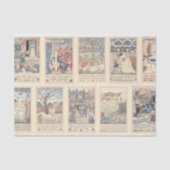  Nursery Rhyme Illustraties | Kleur Tissuepapier (Voorkant)